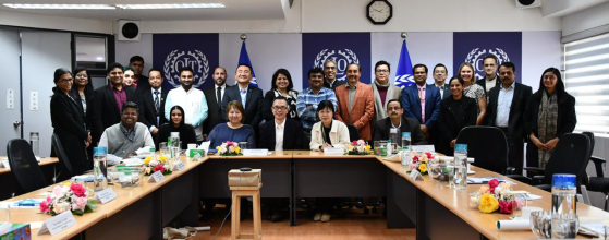 International consultation on Extending social protection in gig economy at ILO, Delhi on 22nd Jan 2025 Presented Karnataka Bill on gig workers social security